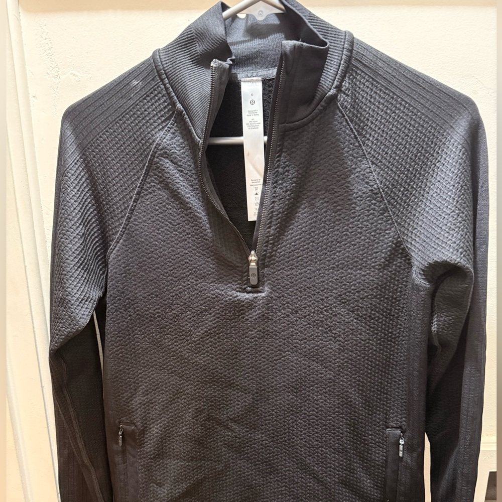 Lululemon Black 3/4 Zip